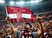 米兰体育活动-阿尔艾因球迷现场助威，激发球队夺冠斗志