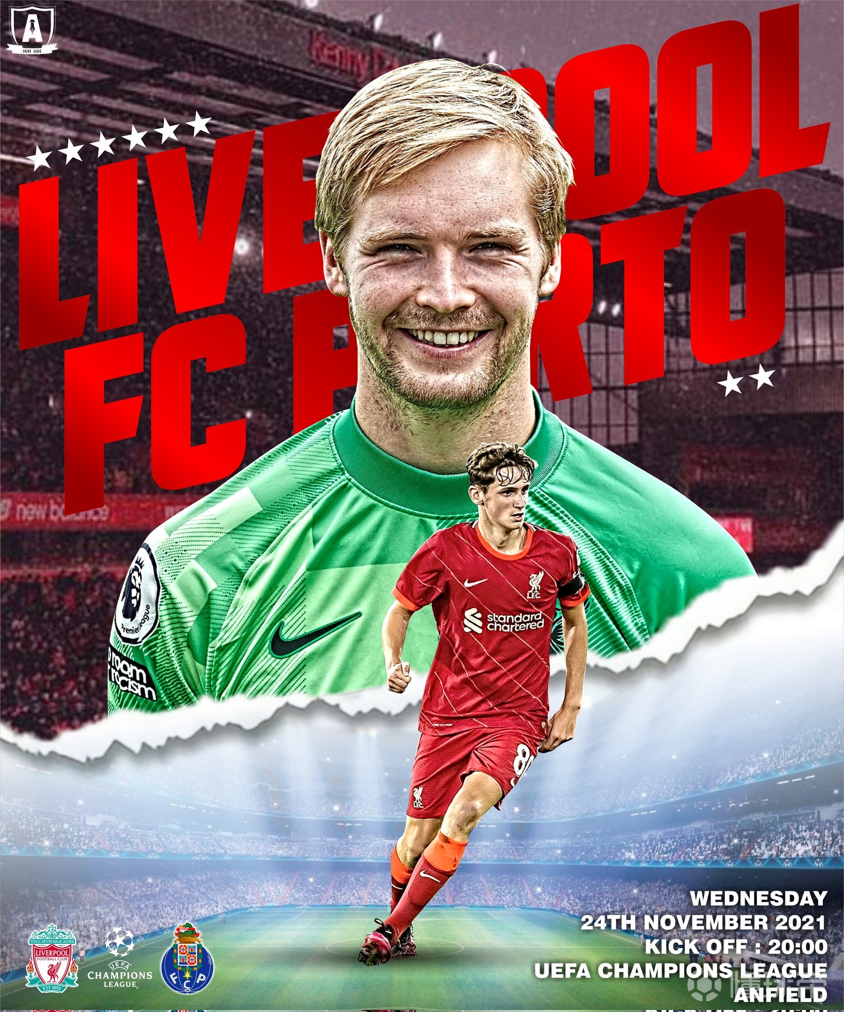 包含利物浦2-1逆转波尔图，小组出线前景堪忧！的词条